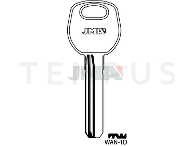 WAN-1D Specijalan ključ (Silca WJ1R / Errebi WAN1R) 14073