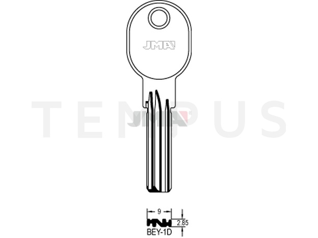 BEY-1D Specijalan ključ (Silca BEY1R / Errebi BEY1) 12581