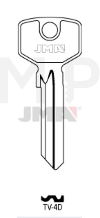JMA TV-4D Cilindričan ključ (Errebi TV7D)