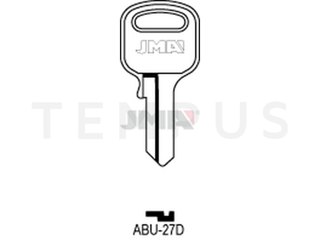 ABU-27D Cilindričan ključ (Silca AB15R / Errebi AU9PS ) 12468
