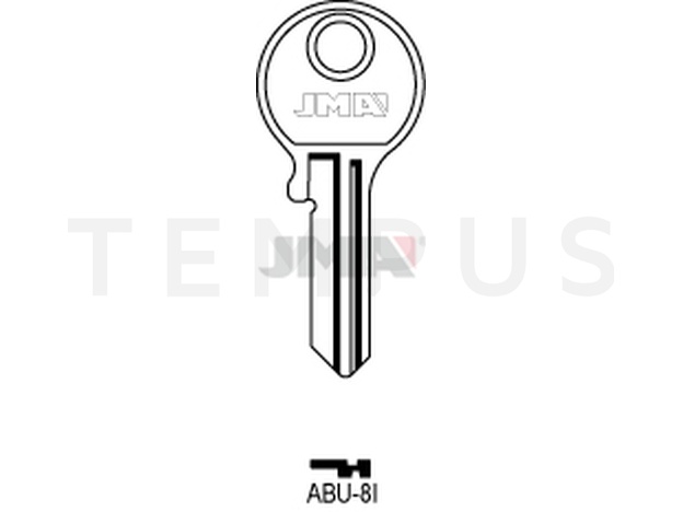 ABU-8I Cilindričan ključ (Silca CS19R / Errebi BUA2R ) 12500