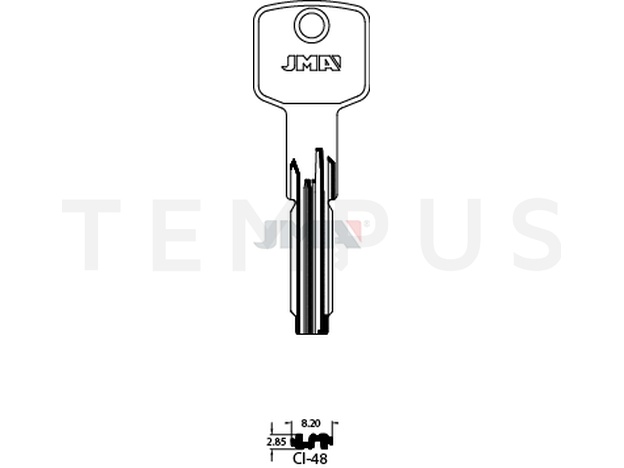 CI-48 Specijalan ključ (Silca AB48 / Errebi AU57L) 12726