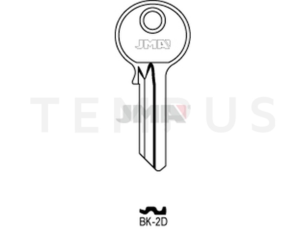 BK-2D Cilindričan ključ (Silca YA3 / Errebi KS5PD) 12594