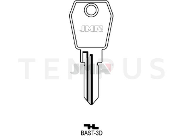 BAST-3D Cilindričan ključ (Silca BAS4R / Errebi BAT4R) 12579