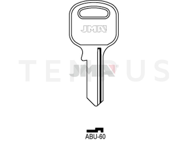 ABU-60 Cilindričan ključ (Silca AB17 / Errebi AU11D) 12490