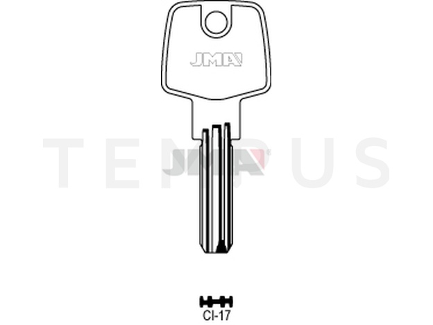 CI-17 Specijalan ključ (Silca CS48 / Errebi AU51, AU55, C21) 12706