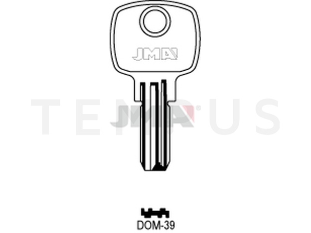 DOM-39 Specijalan ključ (Silca DM128 / Errebi DM83) 12882