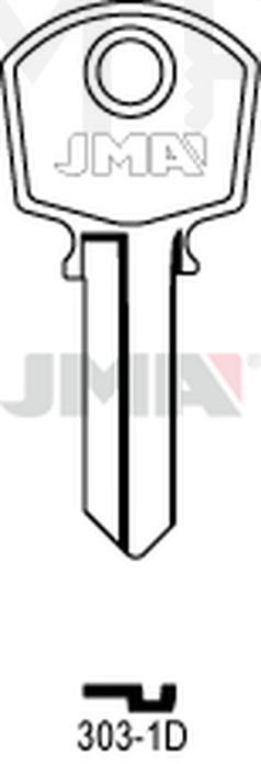 JMA 303-1D Cilindričan ključ