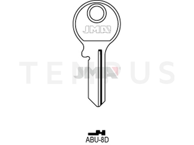 ABU-8D Cilindričan ključ (Silca CS19 / Errebi BUA3) 12499