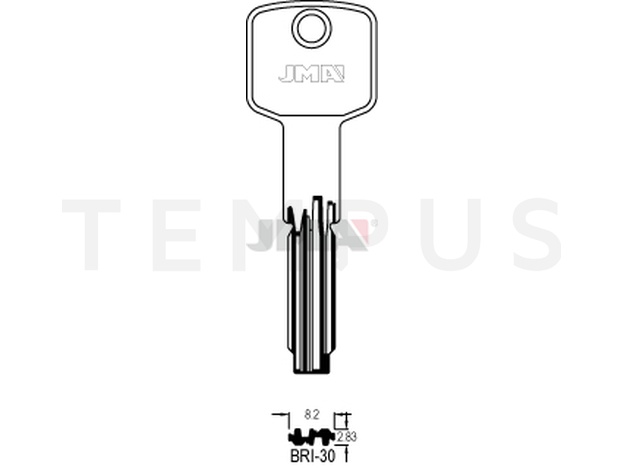BRI-30 Specijalan ključ (Silca CS115 / Errebi BD23L) 12627