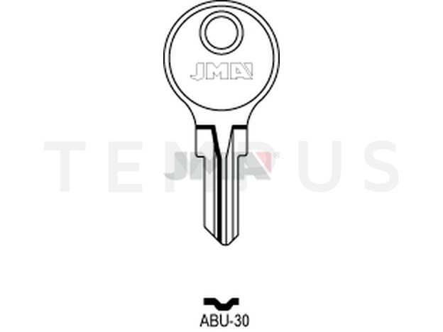 ABU-30 Cilindričan ključ (Silca AB39R / Errebi AU56R  ) 12474