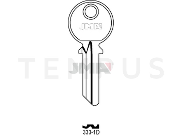 Jma 333-1D Cilindričan ključ (Silca TRE1, CC2 / Errebi CC5D ) 12453