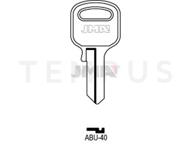 ABU-40 Cilindričan ključ (Silca AB16R / Errebi AU105 ) 12481