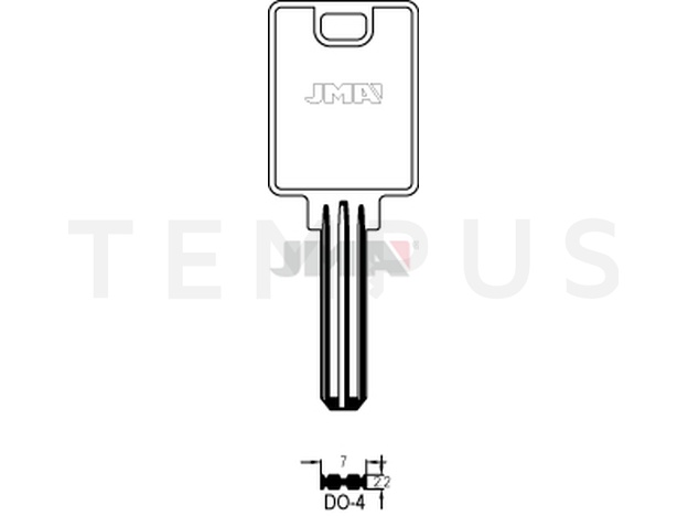 DO-4 Specijalan ključ (Silca DS7 / Errebi DO7) 12849