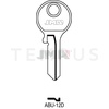 Jma ABU-12D Cilindričan ključ (Silca AB13R  / Errebi AU13R ) 12455