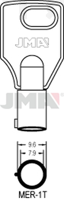 JMA MER-1T Specijalan ključ (Silca MER22T / Errebi MR23T)