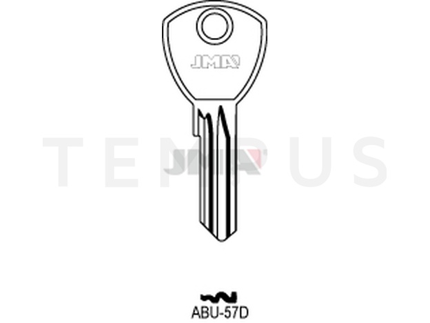 ABU-57D Cilindričan ključ (Silca AB76 / Errebi AU86 ) 12488