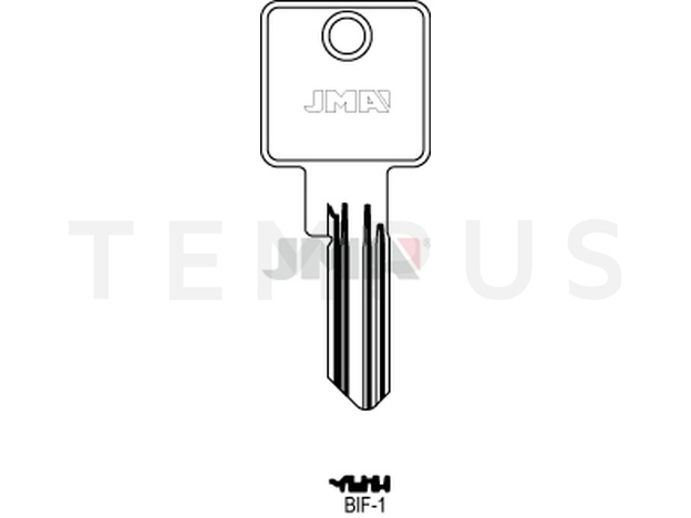 BIF-1 Specijalan ključ (Silca TO61 / Errebi BFA3) 12590
