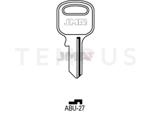ABU-27 Cilindričan ključ (Silca AB15  / Errebi AU9PD ) 12467
