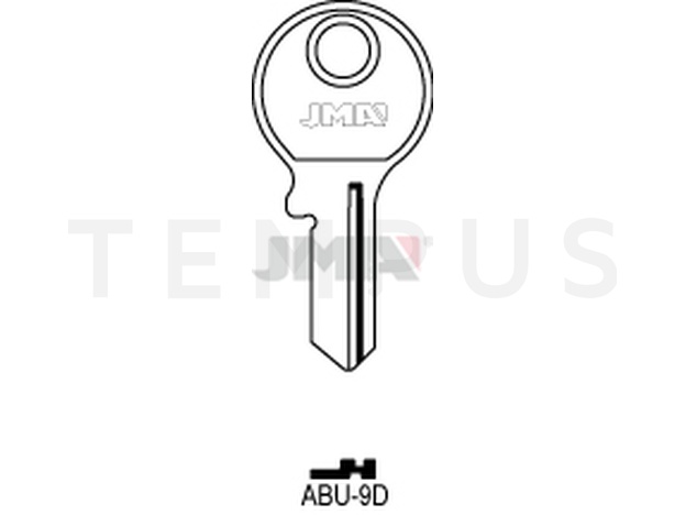 ABU-9D Cilindričan ključ (Silca CS26 / Errebi AU23) 12503