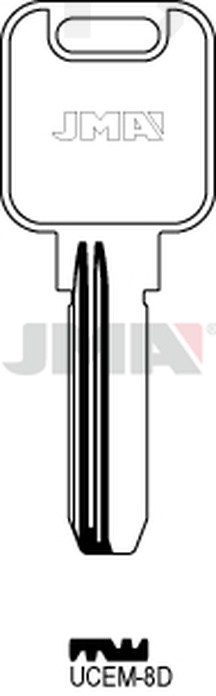 JMA UCEM-8D Specijalan ključ (Silca UC5R / Errebi UE7R)