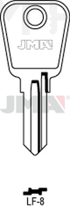 JMA LF-8 Cilindričan ključ (Silca LF22 / Errebi LF23)