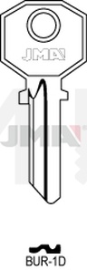 JMA BUR-1D Cilindričan ključ (Silca BUR1 / Errebi BG7)