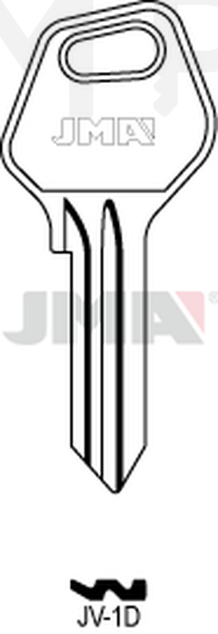 JMA JV-1D Cilindričan ključ (Silca JL3 / Errebi JV1)