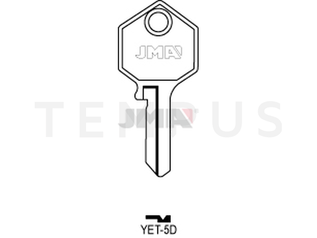 YET-5D Cilindričan ključ (Silca YT3R / Errebi YE7R) 14141