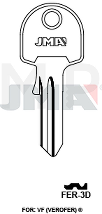 JMA FER-3D Cilindričan ključ