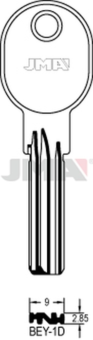 JMA BEY-1D Specijalan ključ (Silca BEY1R / Errebi BEY1)