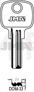 JMA DOM-33 Specijalan ključ (Silca DM55 / Errebi DM76)