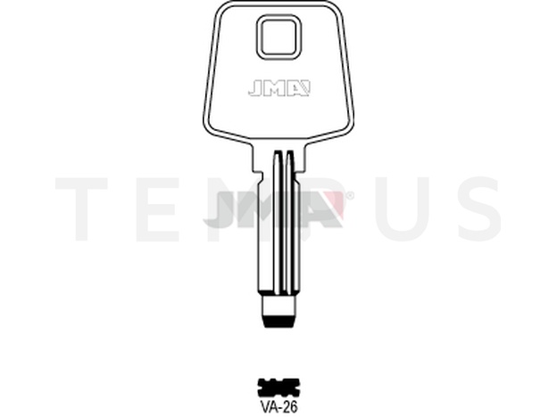 Jma VA-26 Specijalan ključ (Silca VAC103 / Errebi VC81) 14033