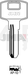 JMA AP-1D Specijalan ključ (Silca APK2R / Errebi APE2)