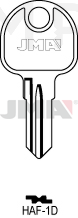 JMA HAF-1D  Cilindričan ključ (Silca HF74R / Errebi HAF1R)