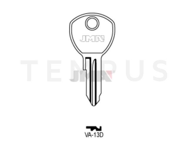 VA-13D Cilindričan ključ (Silca VAC33R / Errebi VC12R) 20296