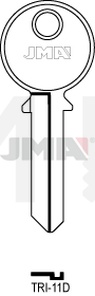 JMA TRI-11D Cilindričan ključ (Silca TL3 / Errebi TR7R)