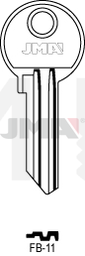 JMA FB-11 Cilindričan ključ (Silca FB19R / Errebi F26R)