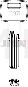 JMA BAI-8D Specijalan ključ (Silca STU6R, GVY1R, AMG6R / Errebi MO3)