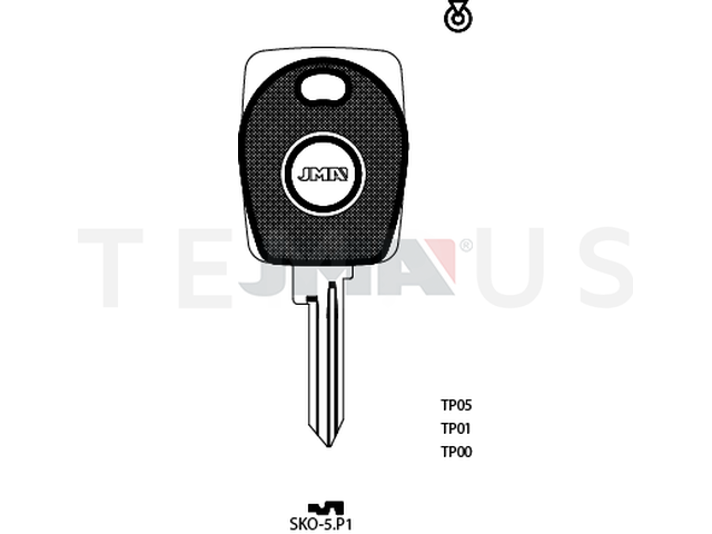 TP00SKO-5.P1 (Silca SK22RT0 / Errebi T00F33RP) 13918