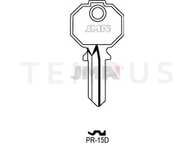 PR-15D Cilindričan ključ (Silca PF070 / Errebi P4PD) 15319