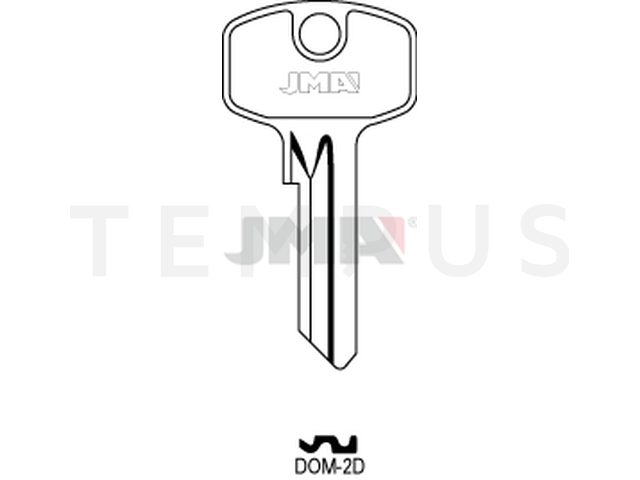 DOM-2D Cilindričan ključ (Silca DM14 / Errebi DM5DN) 12870