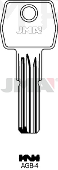 JMA AGB-4 Specijalan ključ (Silca AGB7 / Errebi AGB7)