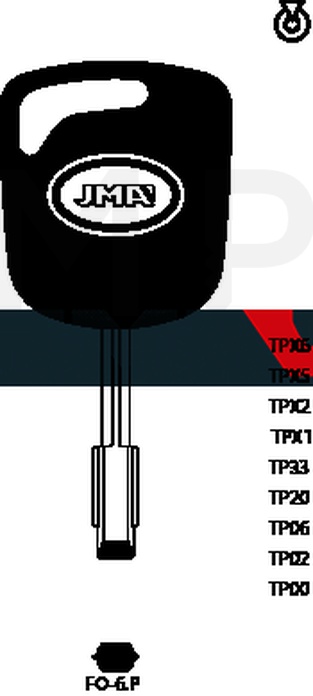 JMA TP00FO-6.P (Silca FO21T0 / Errebi T00TB1P)