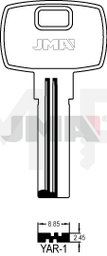JMA YAR-1 Specijalan ključ (Silca YD6R / Errebi YR1R)