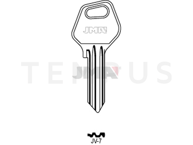 JV-7 Cilindričan ključ (Silca VL5RE / Errebi JV2R) 13285