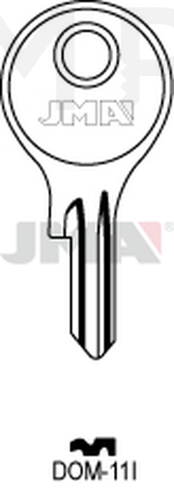 JMA DOM-11I Cilindričan ključ (Silca DM10R / Errebi DM14R)