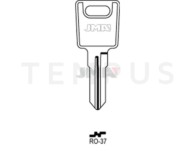 RO-37 Cilindričan ključ (Silca RO68 / Errebi R32) 13640
