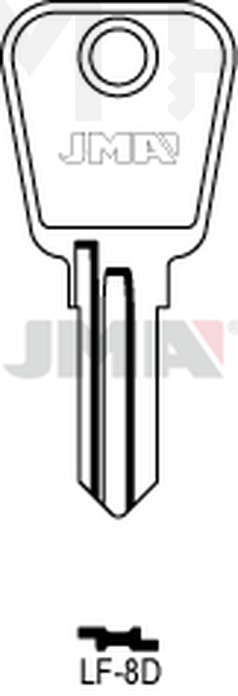 JMA LF-8D Cilindričan ključ (Silca LF22R / Errebi LF23R)