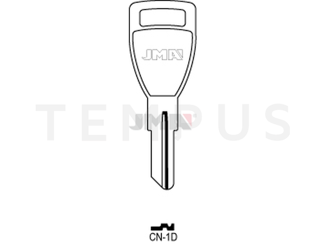 CN-1D Cilindričan ključ (Silca CN1 / Errebi CSN1) 12748